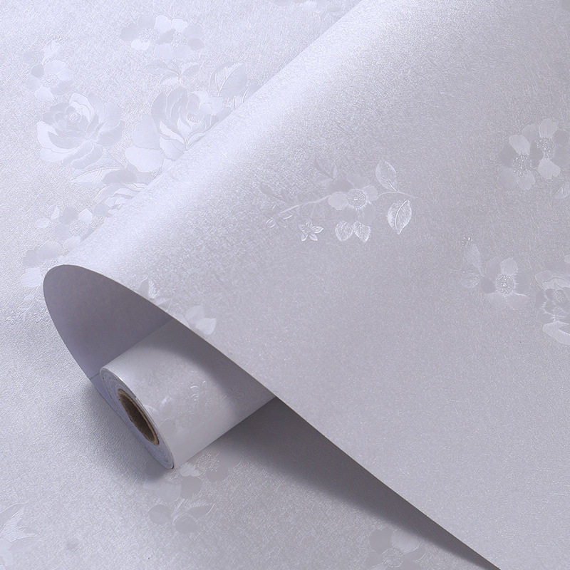 欧式3d压花自粘墙纸卧室贴纸客厅