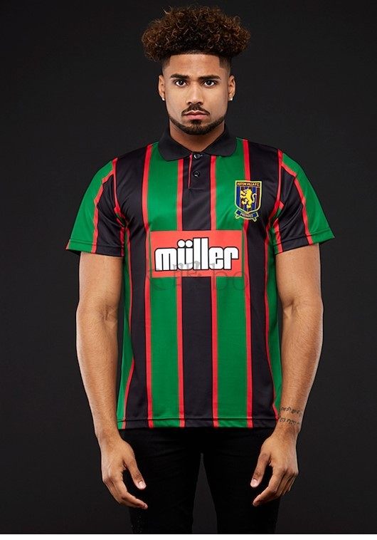 阿斯顿维拉1994英格超兰国球衣服aston villa retro shirt
