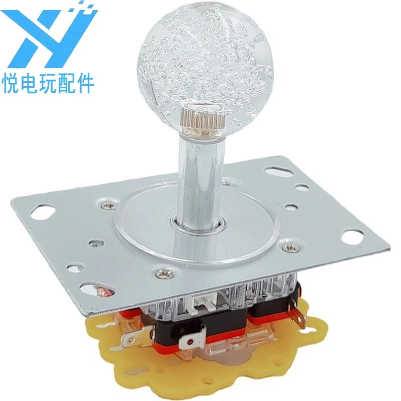 新款8P七彩摇杆街机微动款街霸月光宝盒子框体游戏机摇杆带灯&nbsp;