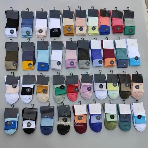 日常刚需 手工拼接假两件套口袜 瑜伽 运动情侣 日常扮美长短绵袜