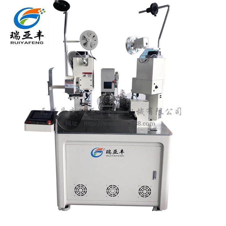 全自动端子机双头自动防水栓端子机自动打端子卷绕机厂家直供