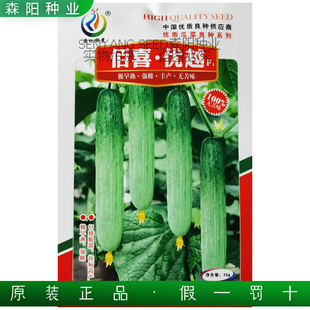 康地锦农佰喜优越黄瓜种子极早熟强雌无苦味抗病高产脆甜新燕095