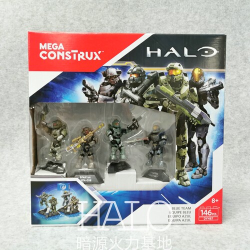 MEGA BLOKS 美高美家宝 HALO 光环光晕 蓝队/红队 士官长 主角包