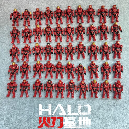 特价Mega光环HALO 士官长斯巴达战士美家宝 可动积木人偶 散货