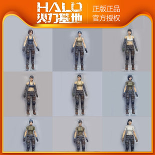 欧映 行星绿谷1:18女兵 3.75寸适配暗源酸雨特种可动兵人偶玩具