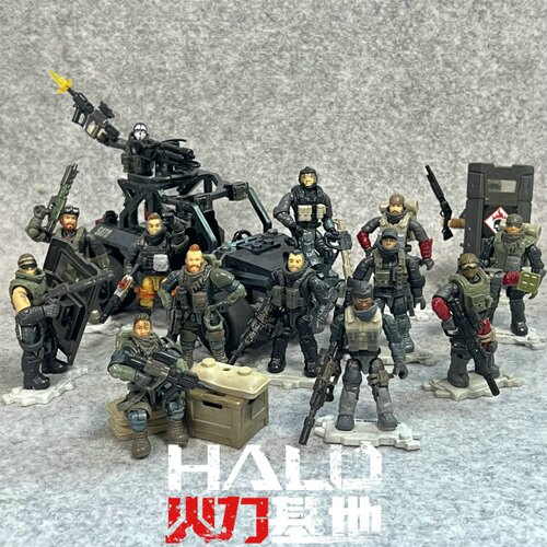Megabloks使命召唤可动积木人仔