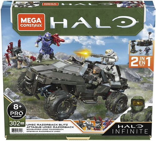 MEGABLOKS美家宝HALO剃刀冠号