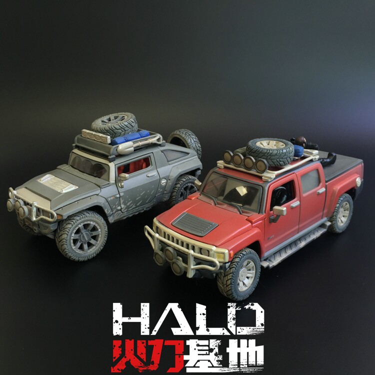 美驰图悍马概念越野合金车模玩具