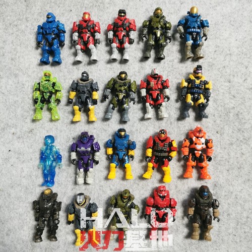 Megabloks光环可动积木人仔