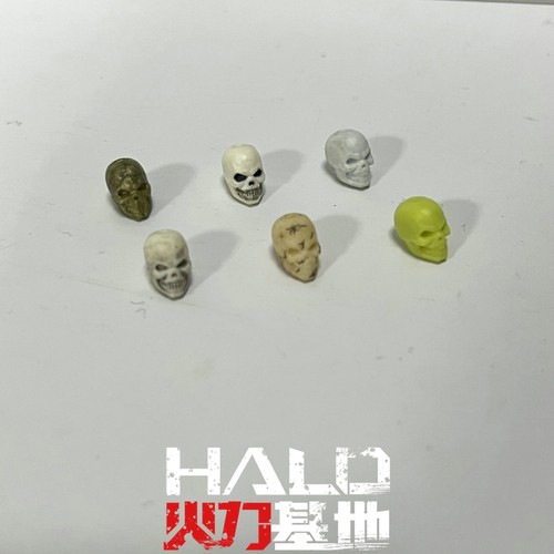 光环美家宝使命召积木骷髅头雕