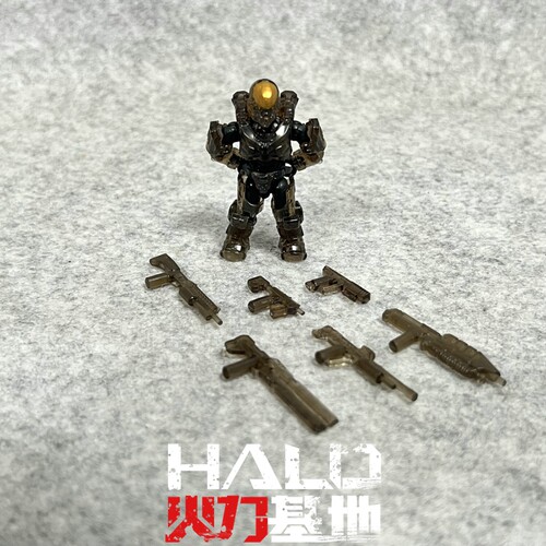 Megabloks光环陆战队可动积木人