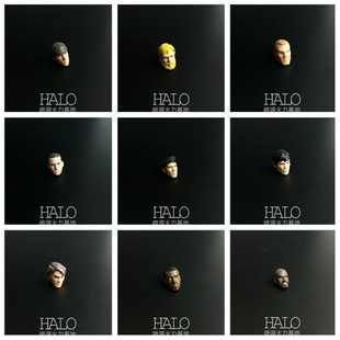 GIJOE 特种部队3.75寸可动兵人 1:18军事人仔 公爵头像/头雕 配件