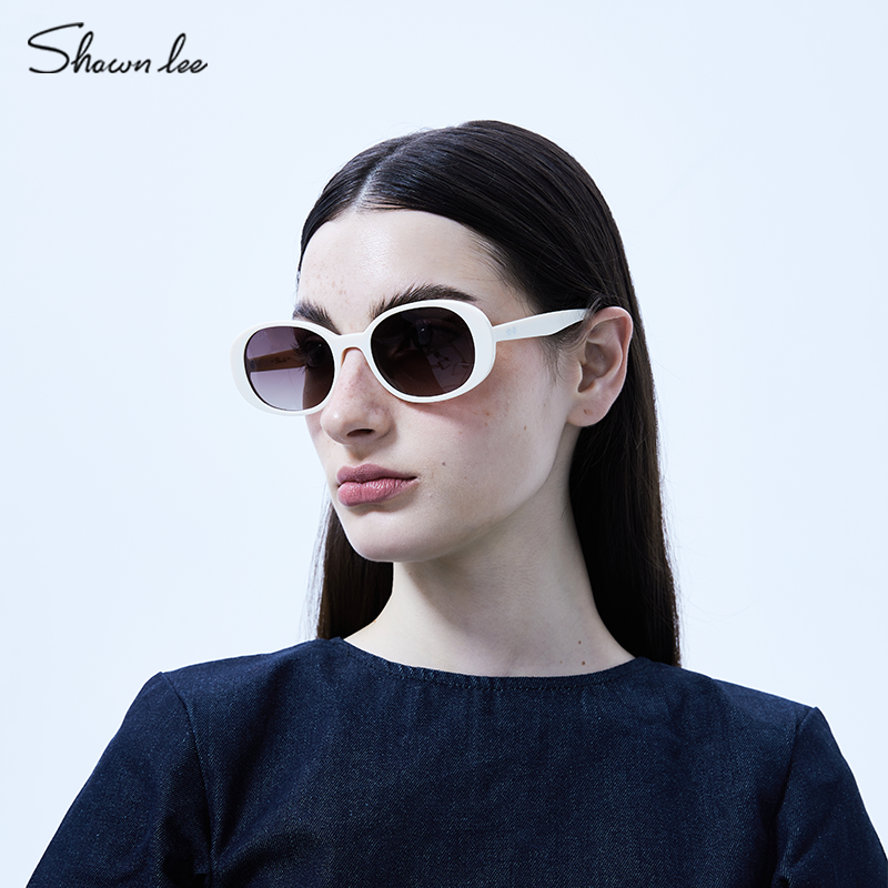 Shawnlee椭圆复古猫眼墨镜