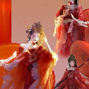 2025新款汉服惊鸿春夏款汉服改良南北朝刺绣渐变非汉服舞蹈服套装