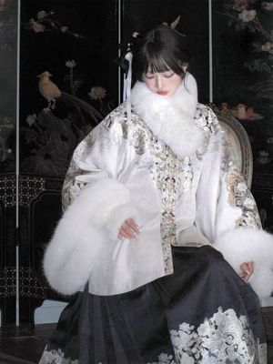 现货 罗袖动香【秘密花园】千金感织金妆花马面裙春夏款日常浅色