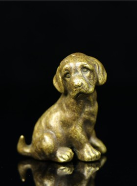 镇宅看门狗招财风水手把件