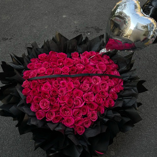 弗洛伊德玫瑰花束鲜花同城速递生日礼物情人节七夕送女友全国配送