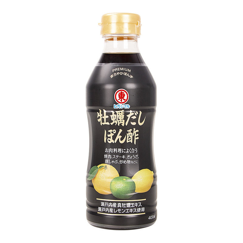 日本进口东字柚子醋400ml牡蛎酱油凉拌沙拉海鲜刺身烤肉火锅蘸料