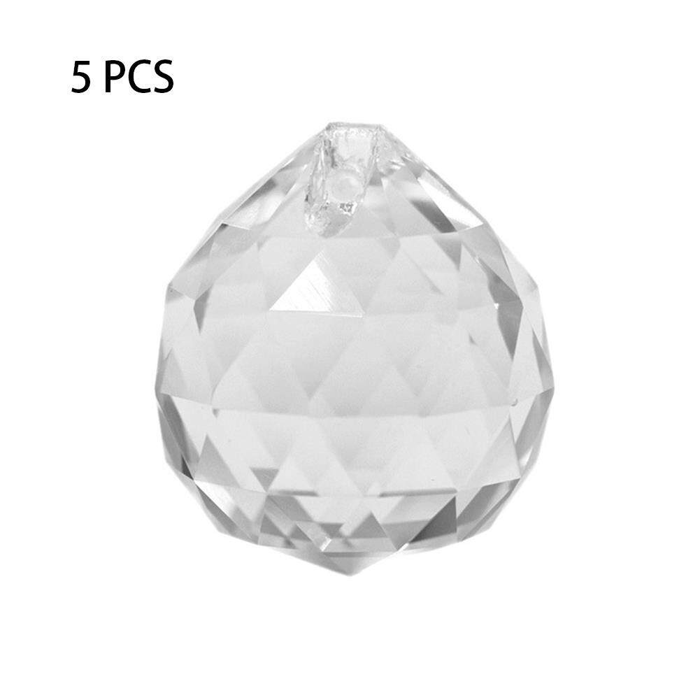 5pcs home chandelier crystal ball feng shui pendant decorati