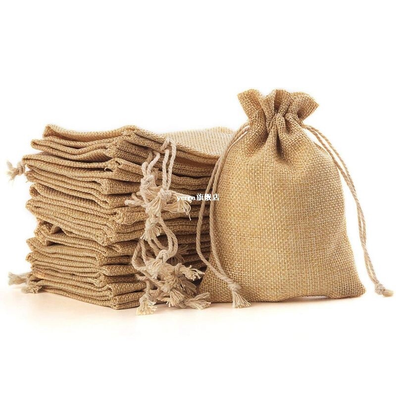 100piece burlap bags with drawstring gift bags for wedding p