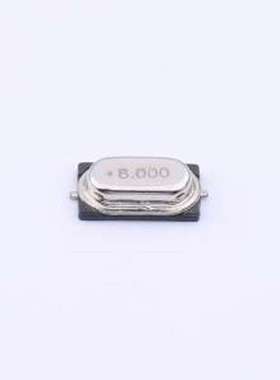 S4T80000ZWLAC 无源晶振 8MHz ±20ppm 20pF HC-49S-SMD-2P-Mini