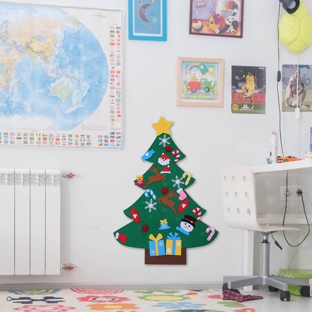 diy felt christmas tree decorations kids gifts xmas tree doo