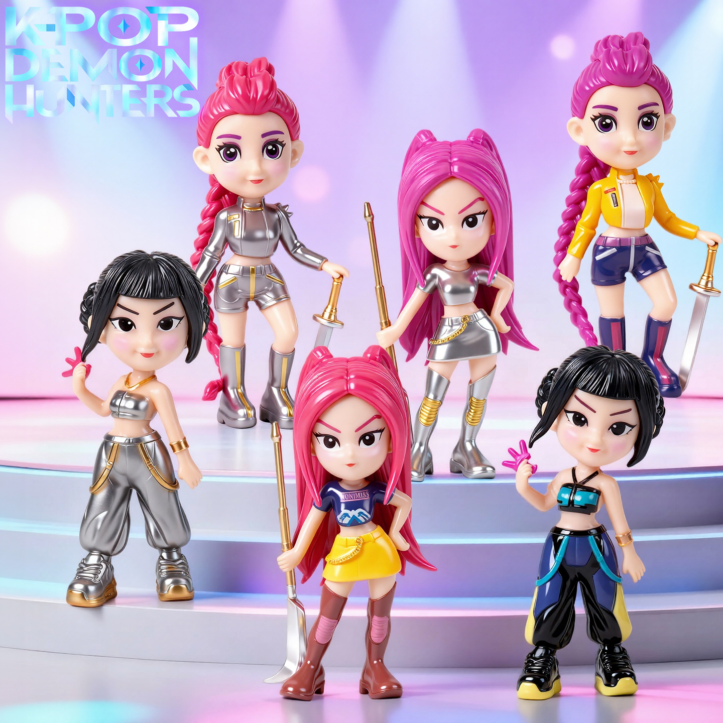 kpop猎魔女团周边玩具礼物摆件