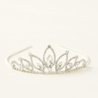 英国Monsoon Children皇冠发箍儿童表演宴会镶水钻闪亮金色头箍
