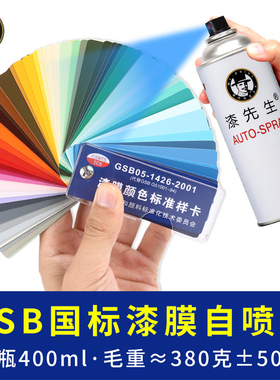 GSB国标色卡定制自喷漆R01铁红RP03玫瑰红GY09冰灰色B05海灰色B02