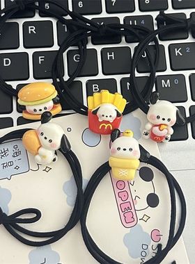 卡通头绳情侣手链送给男朋友小皮筋少女心发圈可爱发绳网红发饰女