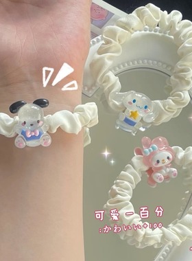 可爱头绳少女心发绳情侣小皮筋送给男朋友皮套高弹力发圈发饰学生