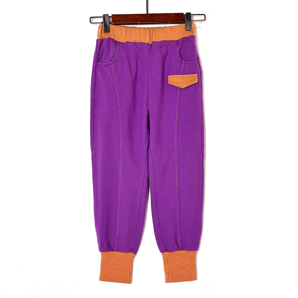 2025年春秋季儿童时尚拼接运动裤韩版时尚可爱宽松休闲裤长裤潮