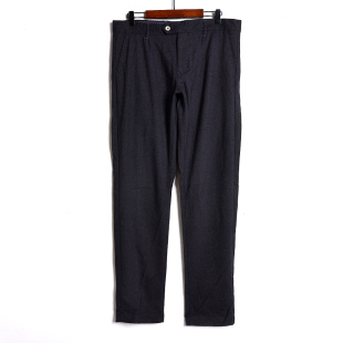 韩版 休闲裤 时尚 商务休闲后双口袋长裤 潮 2026年春秋季 锥形裤 男士