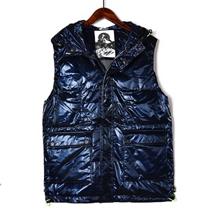 2025秋冬连帽羽绒马甲男女时尚加厚保暖防寒百搭个性经典简约背心