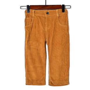 男女童百搭洋气纯色长裤 2024年春秋季 灯芯绒休闲裤 薄款 婴幼儿时尚