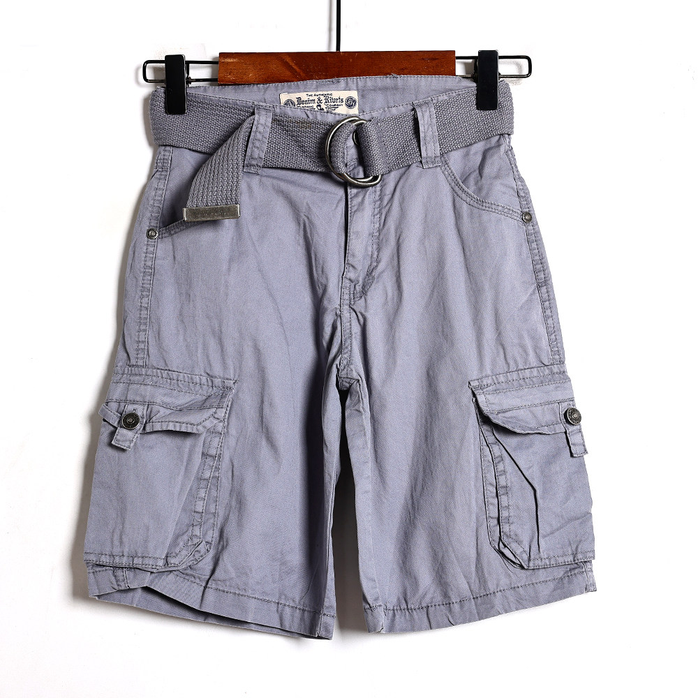 2025年春夏季时尚可爱多口袋工装儿童休闲裤韩版洋气纯色运动裤潮