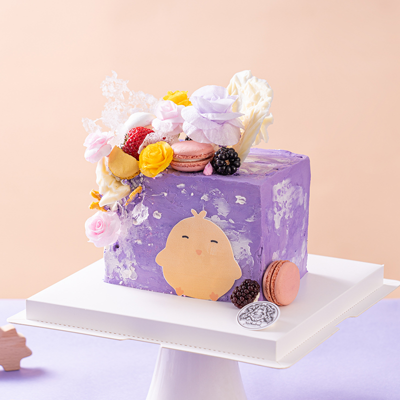 大教堂【吱吱有点拽】儿童创意奶油艺术生日蛋糕北京同城配送