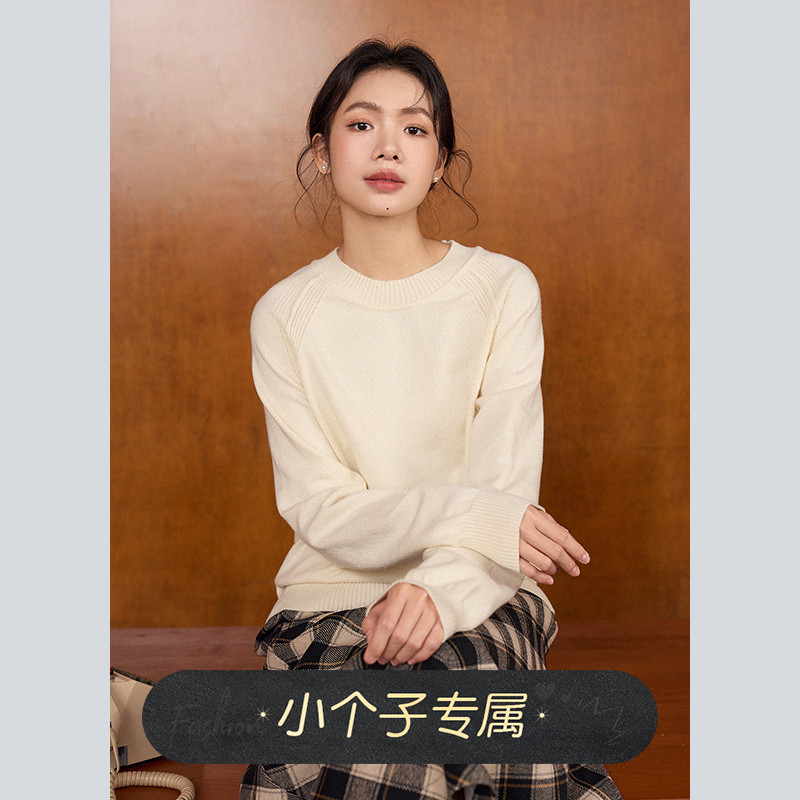 naegvrre小个子圆领毛衣针织衫