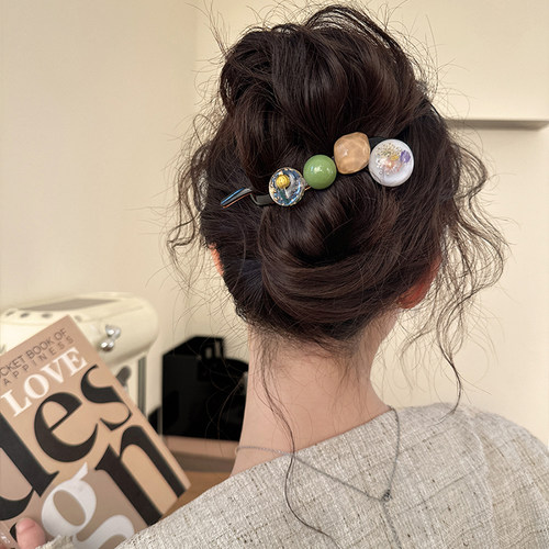 把春天戴上头~气质优雅扭扭发夹