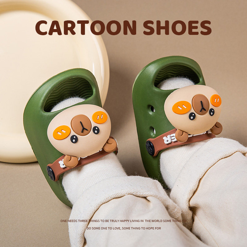 儿童拖鞋宝宝洗澡防滑室内轻便婴幼儿男童洞洞鞋家居女童凉鞋外穿