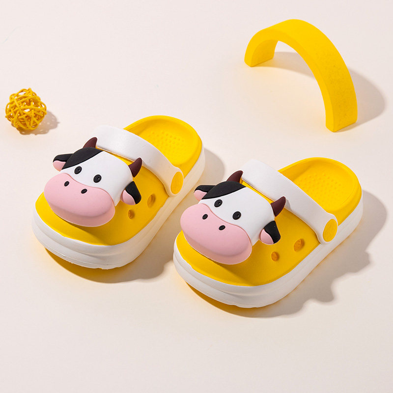 奶牛儿童拖鞋1-3岁宝宝鞋洞洞鞋男童室内家居小孩凉拖沙滩鞋女童,童鞋/婴儿鞋/亲子鞋,儿童洞洞鞋,淘宝优惠券,粉丝福利购,淘宝优惠卷
