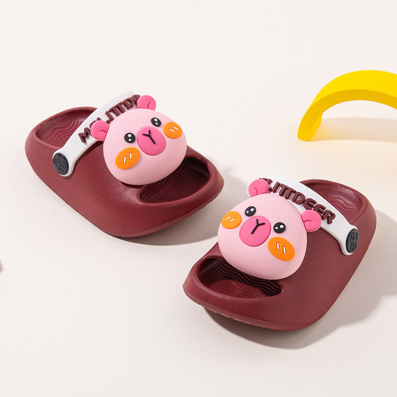 卡通儿童洞洞鞋透气男童夏宝宝拖鞋防滑沙滩鞋软底外穿凉拖鞋女孩