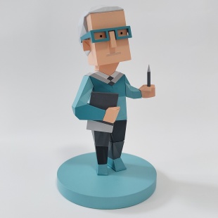 MBTI蓝人组打包istj蓝老头isfj小护士estj尺子姐esfj蛋糕哥手办