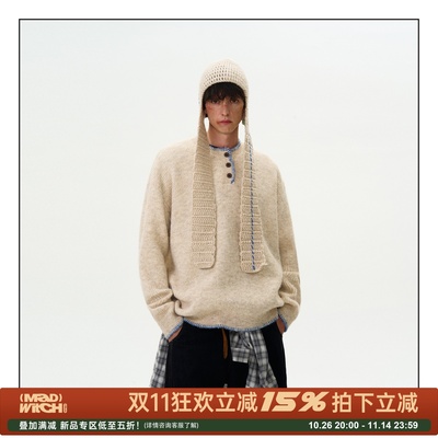 MADWITCH新款复古氛围感针织衫
