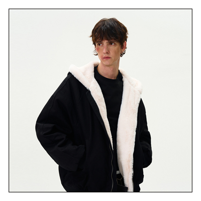 MADWITCH冬季加绒座山雕棉服