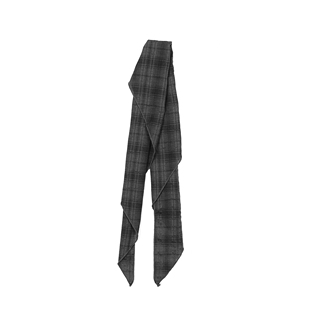 格纹薄款 时尚 不掉色120x40cm格子丝巾 复古三角形法式 MADWITCH美式