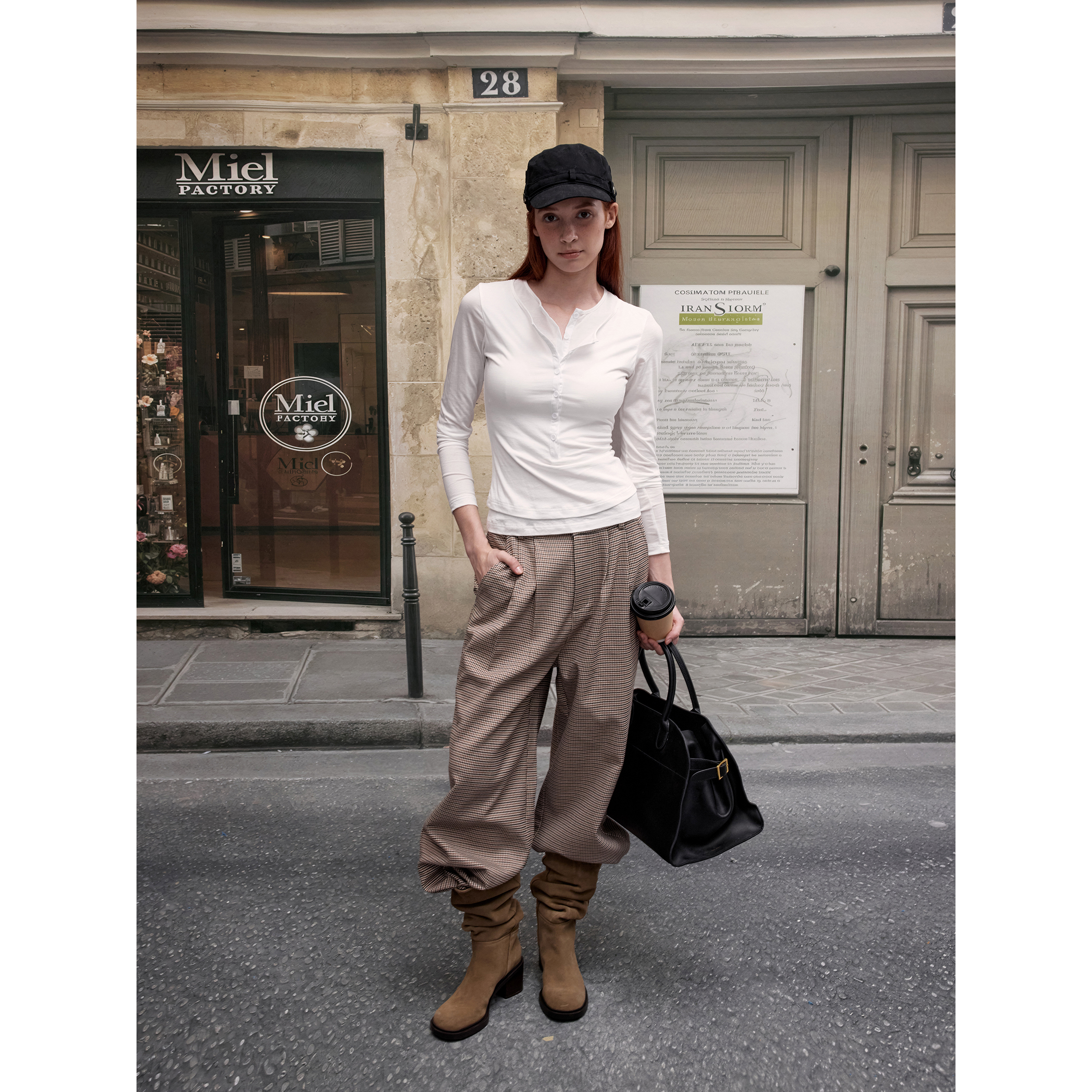 MADWITCH薄款微透假两件长袖T恤