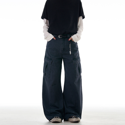 MADWITCH美式街头vibe弯刀休闲裤