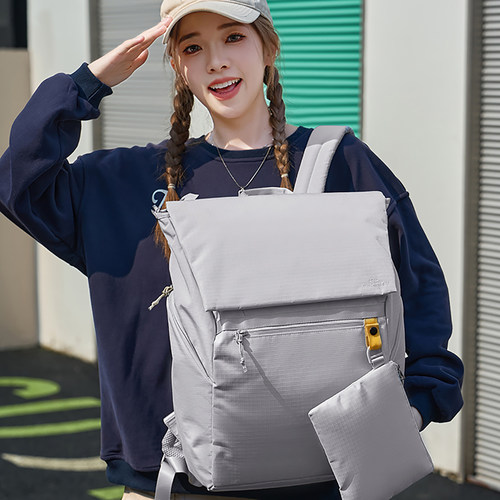 2025新款日本乐天双肩包背包男女学生大容量小书包旅行双肩户外