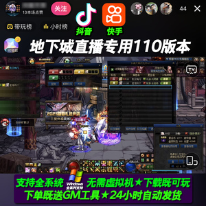 dnf单机版110级地下城与勇士抖音快手直播网游单机可联网送gm后台